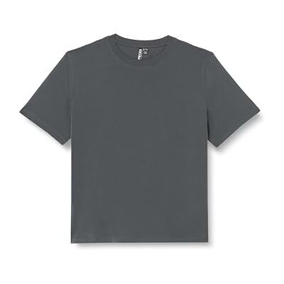17144856 PIECES Damska koszulka Pcria Ss Solid Tee Noos Bc Qx, niebieski (Ombre Blue), 46/48 17144856 PIECES Damska koszulka Pcria Ss Solid Tee Noos Bc Qx, niebieski (Ombre Blue), 46/48