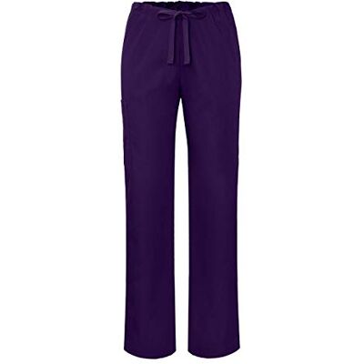 504 Adar Universal Unisex Scrubs spodnie ze zwężanymi nogawkami ze sznurkiem, Fioletowy, 4XL 504 Adar Universal Unisex Scrubs spodnie ze zwężanymi nogawkami ze sznurkiem, Fioletowy, 4XL