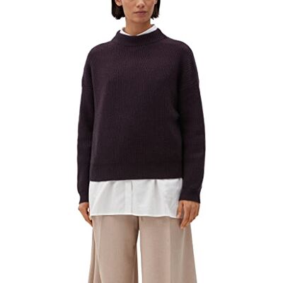 2118295 s.Oliver BLACK LABEL Women's sweter z dzianiny, fioletowy, M (DE) 2118295 s.Oliver BLACK LABEL Women's sweter z dzianiny, fioletowy, M (DE)