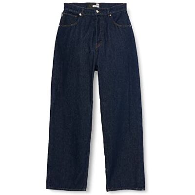 W Q 483 81 T 257A Love Moschino Damskie szerokie nogawki z metką z tyłu łyżworolki spodnie na co dzień, ciemnoniebieskie denim, 26, Ciemnoniebieski denim, 52 W Q 483 81 T 257A Love Moschino Damskie szerokie nogawki z metką z tyłu łyżworolki spodnie na co dzień, ciemnoniebieskie denim, 26, Ciemnoniebieski denim, 52