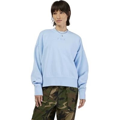 33140 Fox Racing Wordmark Ov Crew polar damski, Cashmere Blue, XS 33140 Fox Racing Wordmark Ov Crew polar damski, Cashmere Blue, XS
