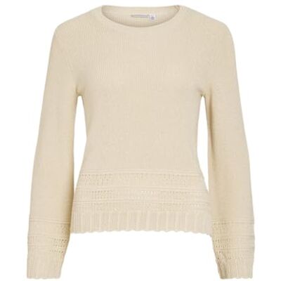 14104624-4683073 Vialya O-Neck L/S Glitter Knit Top, brzoza, M 14104624-4683073 Vialya O-Neck L/S Glitter Knit Top, brzoza, M