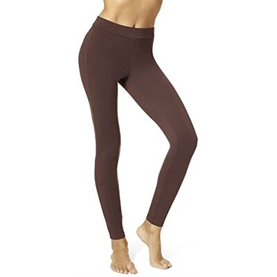 U20481 HUE Damskie legginsy Wide Waistband Blackout Cotton Leggings, Assorted rajstopy, espresso, XS U20481 HUE Damskie legginsy Wide Waistband Blackout Cotton Leggings, Assorted rajstopy, espresso, XS