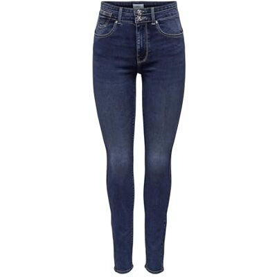 15270934 ONLY Onlroyal Hw Push Wide Wb EXT DNM dżinsy skinny-fit, niebieski, (XS) W / 30L 15270934 ONLY Onlroyal Hw Push Wide Wb EXT DNM dżinsy skinny-fit, niebieski, (XS) W / 30L