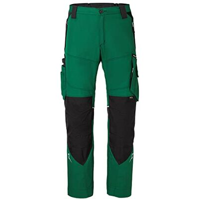 KÜBLER Workwear Paul H. Kübler Bekleidungswerk Spodnie damskie, zielony mech/czarny, 46 EU KÜBLER Workwear Paul H. Kübler Bekleidungswerk Spodnie damskie, zielony mech/czarny, 46 EU