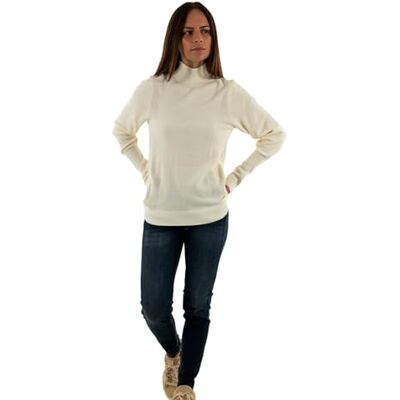 LIZONW52 Kaporal Lizon Sweter damski, Off White, L LIZONW52 Kaporal Lizon Sweter damski, Off White, L