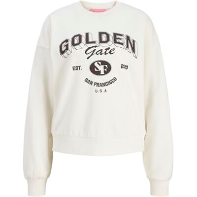 12269058-4923021 JACK & JONES Jxmerle Spring RLX Short Ls Crew SWT Ln, Vanilla Ice, XS 12269058-4923021 JACK & JONES Jxmerle Spring RLX Short Ls Crew SWT Ln, Vanilla Ice, XS