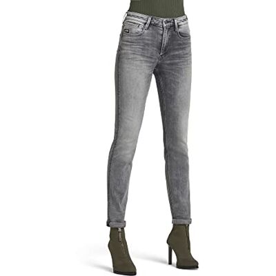 D17192-A634-C274 G-STAR RAW Noxer Straight Dżins Kobiety , szary (Faded Seal Grey A634-C274) , 24W / 32L D17192-A634-C274 G-STAR RAW Noxer Straight Dżins Kobiety , szary (Faded Seal Grey A634-C274) , 24W / 32L