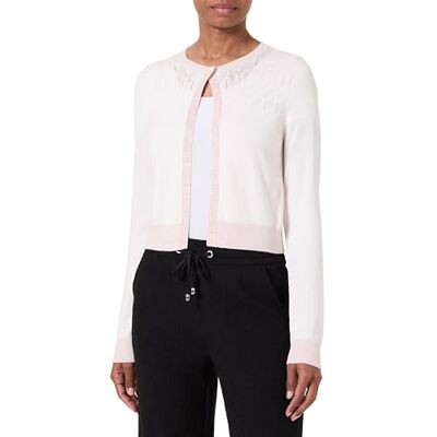YHNG4 Naf Naf Mlilou Bolero Sweter damski, Nude, XL YHNG4 Naf Naf Mlilou Bolero Sweter damski, Nude, XL