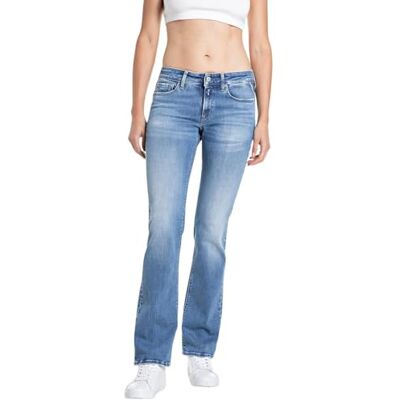 WLH689.000.69D 145 REPLAY Dżinsy damskie New Luz Bootcut, Dark Blue 007 (niebieskie), 32 W/30 l WLH689.000.69D 145 REPLAY Dżinsy damskie New Luz Bootcut, Dark Blue 007 (niebieskie), 32 W/30 l