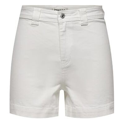 15349186-4810316 Onlparis Hw DNM szorty Mae, biały (Denim), S 15349186-4810316 Onlparis Hw DNM szorty Mae, biały (Denim), S