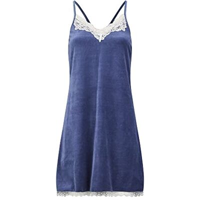 F41114-38 Charlie Choe Ladies Pajamas piżamy, niebieskie, S F41114-38 Charlie Choe Ladies Pajamas piżamy, niebieskie, S