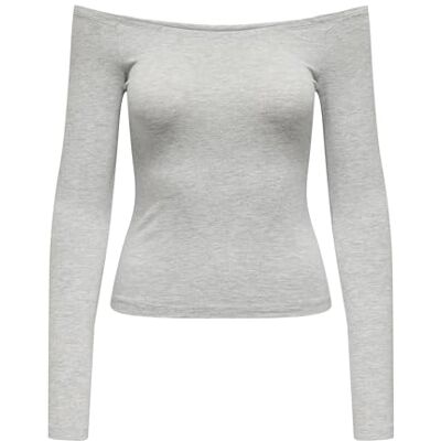 15348137-4752516 ONLY Onllive Love Life L/S Off Shoulder Jrs, jasnoszary melanż, XXL damski, Jasnoszary melanż, XXL 15348137-4752516 ONLY Onllive Love Life L/S Off Shoulder Jrs, jasnoszary melanż, XXL damski, Jasnoszary melanż, XXL