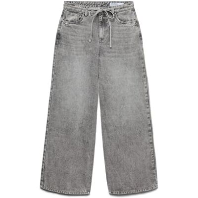 10338132-4879270 VERO MODA Vmwien Mr Rel Wide Belt Jeans Si206 Noos, Jasnoszary denim, 32W / 34L 10338132-4879270 VERO MODA Vmwien Mr Rel Wide Belt Jeans Si206 Noos, Jasnoszary denim, 32W / 34L