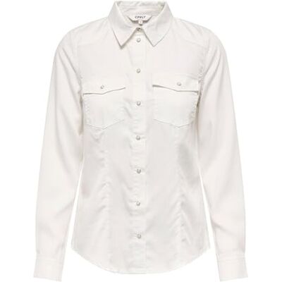 15342399-4688857 Onlalexa Colour Ls Shirt WVN, Cloud Dancer, S 15342399-4688857 Onlalexa Colour Ls Shirt WVN, Cloud Dancer, S