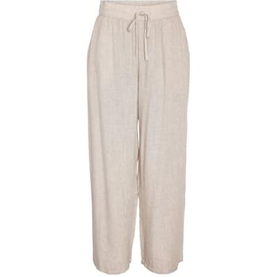 NOI6276001000005 Noisy may Damskie spodnie Eilani, naturalny, XL NOI6276001000005 Noisy may Damskie spodnie Eilani, naturalny, XL