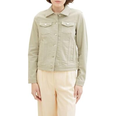 1040479 TOM TAILOR Damska kurtka dżinsowa , 34895-Desert Green, M, 34895 zielony (Desert Green), M 1040479 TOM TAILOR Damska kurtka dżinsowa , 34895-Desert Green, M, 34895 zielony (Desert Green), M