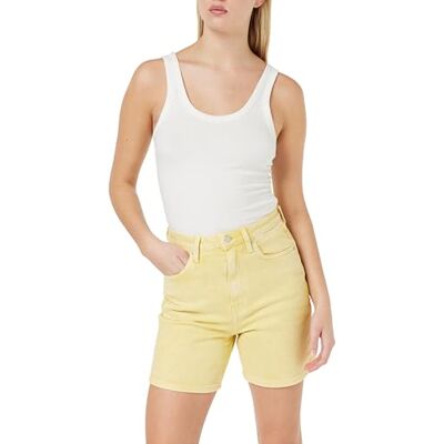 WW0WW41322 Tommy Hilfiger Damskie szorty DNM Straight HW W CLR Dawn Yellow 29W, Żółty Świt, 29W WW0WW41322 Tommy Hilfiger Damskie szorty DNM Straight HW W CLR Dawn Yellow 29W, Żółty Świt, 29W