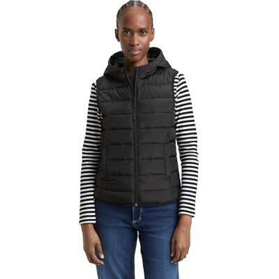 1049119 TOM TAILOR Denim Kamizelka damska, 14482 – Deep Black, L 1049119 TOM TAILOR Denim Kamizelka damska, 14482 – Deep Black, L