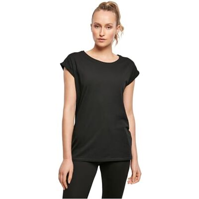 BY138-00007-0042 Build Your Brand Damski T-shirt ze 100% bawełny ekologicznej dostępny w 2 kolorach Ladies Organic Extended Shoulder Tee, rozmiary XS 5XL, czarny, L BY138-00007-0042 Build Your Brand Damski T-shirt ze 100% bawełny ekologicznej dostępny w 2 kolorach Ladies Organic Extended Shoulder Tee, rozmiary XS 5XL, czarny, L