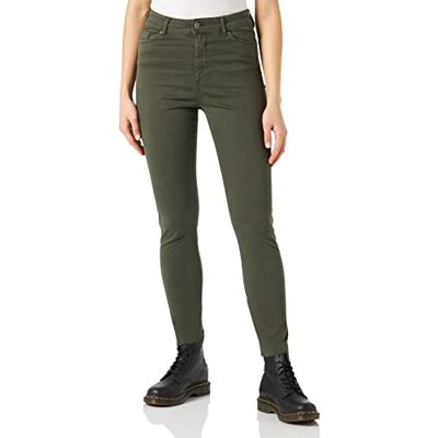 15266723 ONLY Onlmissouri damskie dżinsy skinny fit, bezszwowe spodnie HW ANK, rodzynka, S x 32L 15266723 ONLY Onlmissouri damskie dżinsy skinny fit, bezszwowe spodnie HW ANK, rodzynka, S x 32L