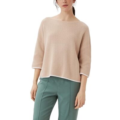2145633 Comma CI Sweter z dzianiny z kontrastowymi detalami, 8212, 42 2145633 Comma CI Sweter z dzianiny z kontrastowymi detalami, 8212, 42