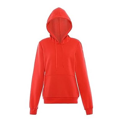 73831568-AL06 ALBEE Damska bluza z kapturem, Letnia czerwień, S 73831568-AL06 ALBEE Damska bluza z kapturem, Letnia czerwień, S
