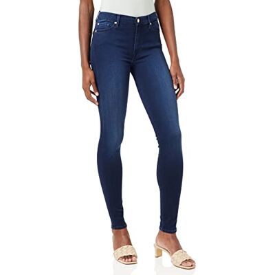 JSWZA230-RL 7 For All Mankind Dżinsy damskie Hw Skinny, niebieski (średni niebieski Rl), 25W / 29L JSWZA230-RL 7 For All Mankind Dżinsy damskie Hw Skinny, niebieski (średni niebieski Rl), 25W / 29L