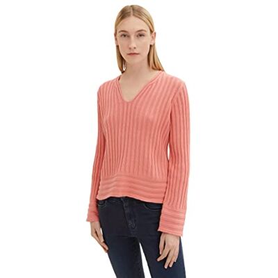 1035292 TOM TAILOR Damski sweter , 31249 Flower Peach, XXL 1035292 TOM TAILOR Damski sweter , 31249 Flower Peach, XXL