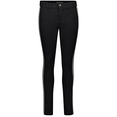 0109L-090 MAC Jeans Cosima Galloon spodnie damskie, czarny (black 090), 38W / 34L 0109L-090 MAC Jeans Cosima Galloon spodnie damskie, czarny (black 090), 38W / 34L
