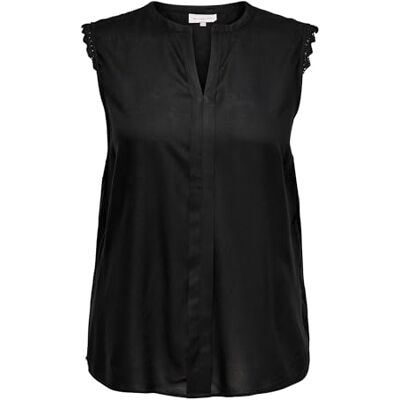 15187018 ONLY Carmakoma Damska koszulka Carmumi Sl Top Shirt, czarny, 54 PL 15187018 ONLY Carmakoma Damska koszulka Carmumi Sl Top Shirt, czarny, 54 PL