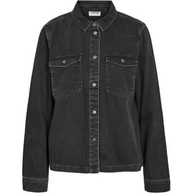 27034825-4798969 Nmnew Signe L/S Denim Shirt Vi001Bl Noos, czarny denim, M 27034825-4798969 Nmnew Signe L/S Denim Shirt Vi001Bl Noos, czarny denim, M