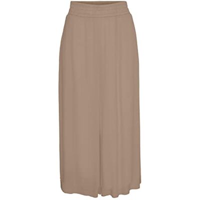 10289941 Vero Moda Vmmenny HW Culotte Pant Wvn Spodnie Damskie, Srebrny Mink, S 10289941 Vero Moda Vmmenny HW Culotte Pant Wvn Spodnie Damskie, Srebrny Mink, S