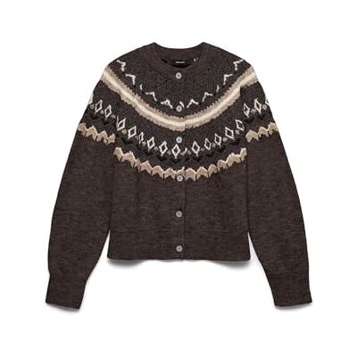 10338985-4967445 VERO MODA Vmtammy Ls O-Neck Nordic Cardigan GA, ciasto czekoladowe, L kobiety, Ciasto czekoladowe, L 10338985-4967445 VERO MODA Vmtammy Ls O-Neck Nordic Cardigan GA, ciasto czekoladowe, L kobiety, Ciasto czekoladowe, L