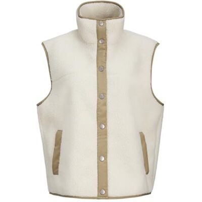 12257786 JACK & JONES JJXX damska kamizelka z pluszowego futra JXNELLIE, Fog, XS 12257786 JACK & JONES JJXX damska kamizelka z pluszowego futra JXNELLIE, Fog, XS