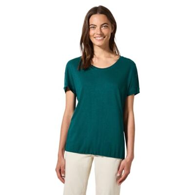 3224225 Cecil T-shirt damski, Green Lagoon, L 3224225 Cecil T-shirt damski, Green Lagoon, L