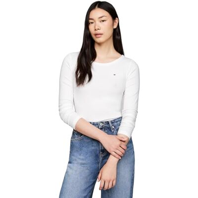 WW0WW38869 Tommy Hilfiger Inne koszulki damskie, Biały (Ecru), XXL WW0WW38869 Tommy Hilfiger Inne koszulki damskie, Biały (Ecru), XXL