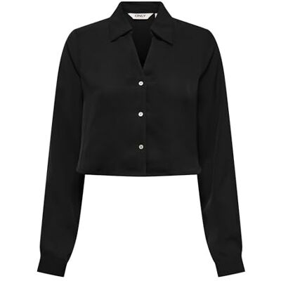 15364450-4923495 Onljane Life L/S Oregon Short Shirt WVN, czarny, M 15364450-4923495 Onljane Life L/S Oregon Short Shirt WVN, czarny, M