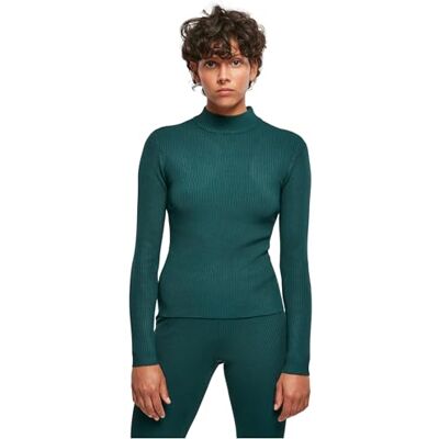 TB4739 Urban Classics Damska bluza z dzianiny z golfem, Jasper., XXL TB4739 Urban Classics Damska bluza z dzianiny z golfem, Jasper., XXL