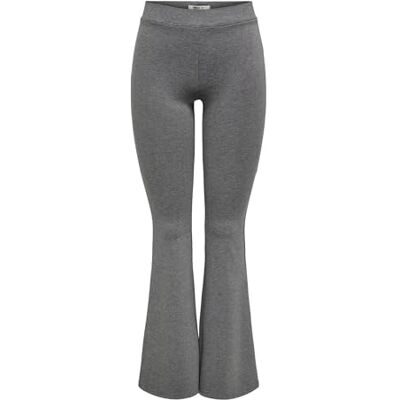 15327979 ONLPAIGE HW Mel Flared Pant PNT, Medium Grey Melange, (M) W / 32L 15327979 ONLPAIGE HW Mel Flared Pant PNT, Medium Grey Melange, (M) W / 32L