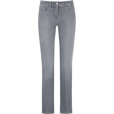 925051 GERRY WEBER Spodnie jeansowe długie, Szary denim z zastosowaniem, 46 925051 GERRY WEBER Spodnie jeansowe długie, Szary denim z zastosowaniem, 46