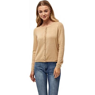 PC1061-0273M Peppercorn Damski sweter Tana Cardigan, Ciepły piaskowy melanż, XL PC1061-0273M Peppercorn Damski sweter Tana Cardigan, Ciepły piaskowy melanż, XL