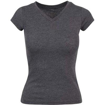 BY062-00091-0039 Build Your Brand Damska koszulka By062-ladies Basic Tee, antracyt, 4XL BY062-00091-0039 Build Your Brand Damska koszulka By062-ladies Basic Tee, antracyt, 4XL