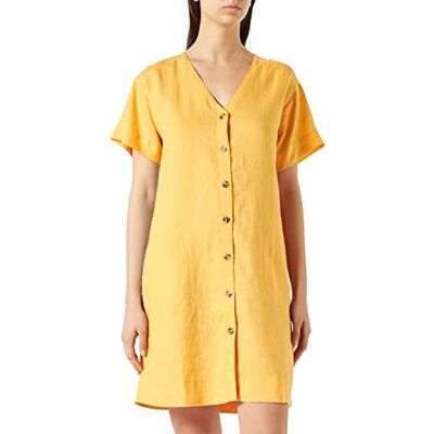30306812 PART TWO Damska sukienka Paulinepw Dr sukienka Relaxed Fit, Amber Yellow, 36 30306812 PART TWO Damska sukienka Paulinepw Dr sukienka Relaxed Fit, Amber Yellow, 36