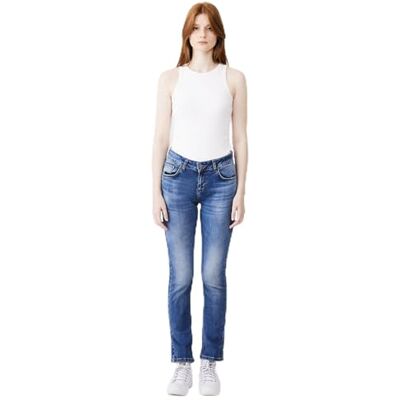 51062-15776-55186 LTB Jeans Aspen Y Spodnie Damskie Slim Fit ze średnią talią i zamkiem błyskawicznym w kolorze niebieskim z mieszanki bawełny rozmiar W29L36, Lilika Wash 55186, 29W / 36L 51062-15776-55186 LTB Jeans Aspen Y Spodnie Damskie Slim Fit ze średnią talią i zamkiem błyskawicznym w kolorze niebieskim z mieszanki bawełny rozmiar W29L36, Lilika Wash 55186, 29W / 36L