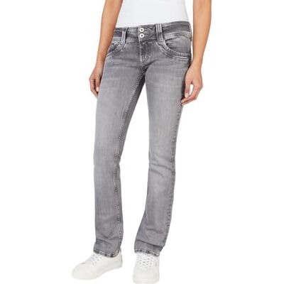 PL204588XW2 Pepe Jeans Jeansy damskie Slim Mw, Niebieski (Denim-xw2), 32W / 32L PL204588XW2 Pepe Jeans Jeansy damskie Slim Mw, Niebieski (Denim-xw2), 32W / 32L