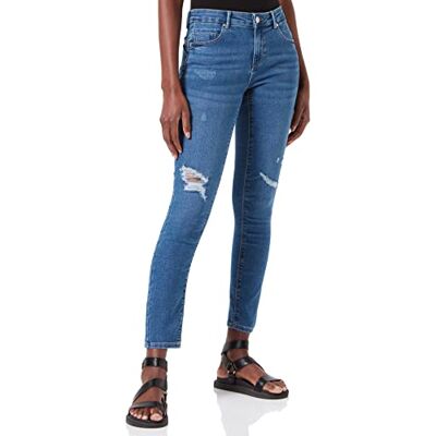 15223100 ONLY Women's Onldaisy REG Push UP SK ANK DNM dżinsy, Medium Blue Denim, 28/32 15223100 ONLY Women's Onldaisy REG Push UP SK ANK DNM dżinsy, Medium Blue Denim, 28/32