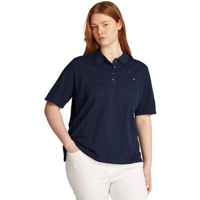WW0WW39597C1G46 TOMMY HILFIGER Damski CRV 1985 REG PIQUE POLO SS WW0WW39597, niebieski, 46, Niebieski Ciemny Noc Granatowy, 46 EU WW0WW39597C1G46 TOMMY HILFIGER Damski CRV 1985 REG PIQUE POLO SS WW0WW39597, niebieski, 46, Niebieski Ciemny Noc Granatowy, 46 EU