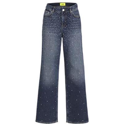 12267405 JXTOKYO Wide HW Stone Jeans DNM, niebieski (medium blue denim), 31W / 32L 12267405 JXTOKYO Wide HW Stone Jeans DNM, niebieski (medium blue denim), 31W / 32L