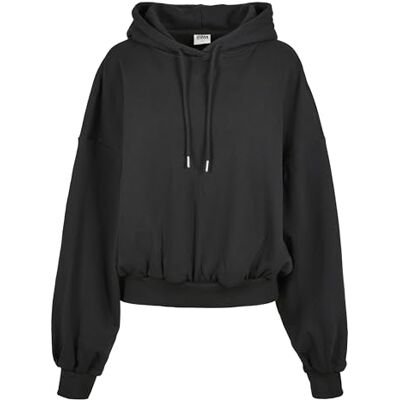 TB4084 Urban Classics Damska bluza z kapturem z bawe?ny organicznej, oversized Terry Hoody, damska bluza z kapturem w 3 kolorach, rozmiary XS-XXL, czarny, XS-S TB4084 Urban Classics Damska bluza z kapturem z bawe?ny organicznej, oversized Terry Hoody, damska bluza z kapturem w 3 kolorach, rozmiary XS-XXL, czarny, XS-S